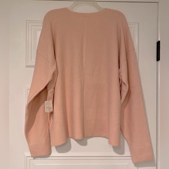 NWT Free People Women’s Luna Pullover Sweater in Pink Size Large - Picture 6 of 10